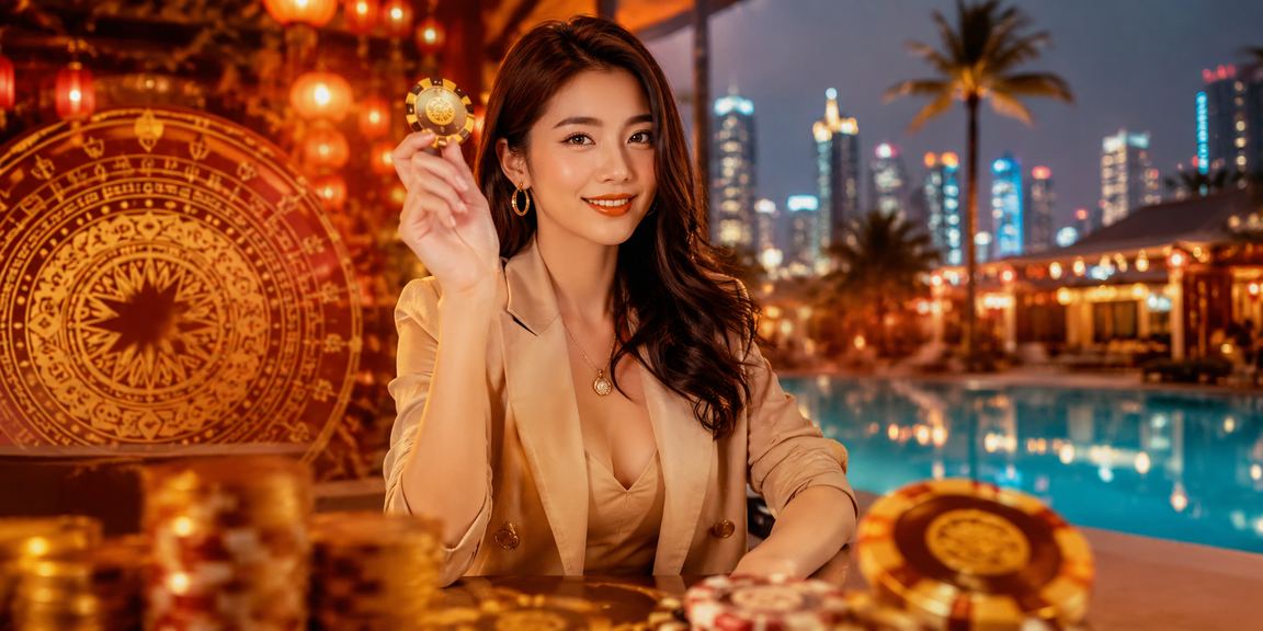Chợ đêm Mũi Né lung linh ánh đèn, người dùng theo dõi cá cược thể thao trên điện thoại