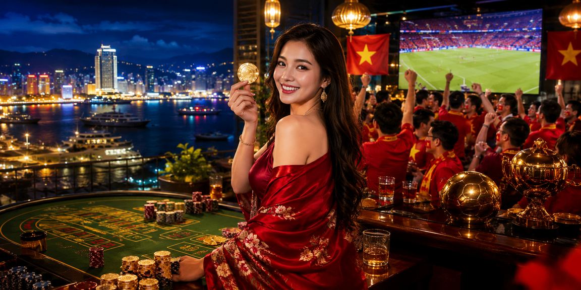 Người phụ nữ Việt Nam tại Nha Trang xem kết quả baccarat và nhận thưởng khuyến mãi